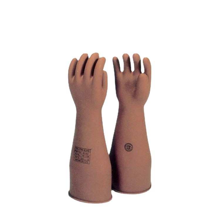 小号M码YS高压绝缘手套YS101-32-02咖啡色防护手套