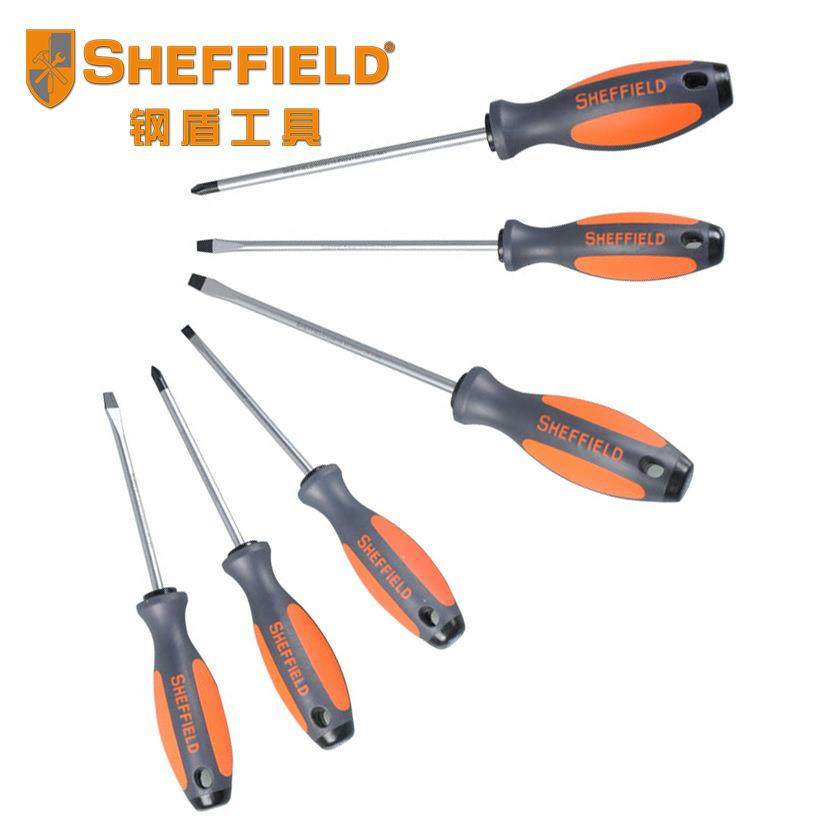 钢盾工具6件套螺丝批套装356mm螺丝起子十字一字螺丝刀组套S2合金