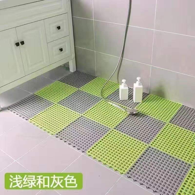 浴室防滑垫d地垫卫生间垫子淋浴沐浴厕所洗澡镂空隔水全铺地贴防