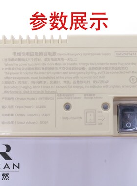 RKP220/12J优耐德宏大西子奥的斯电梯专用应急照明电源XT5249B173
