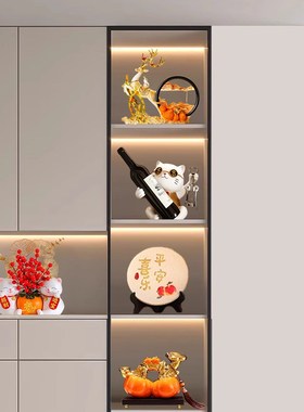 现代酒柜装饰品摆件轻奢高档客厅家居电视柜展示柜工X艺品乔迁礼