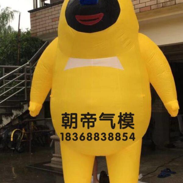 充气熊大熊二卡通气模充气动画片人物模型 充气光头强熊卡通气模