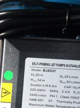 220Z水泵V6ZJ流广东水泵不锈钢0自吸泵式37射0凌霄增压泵水泵BH