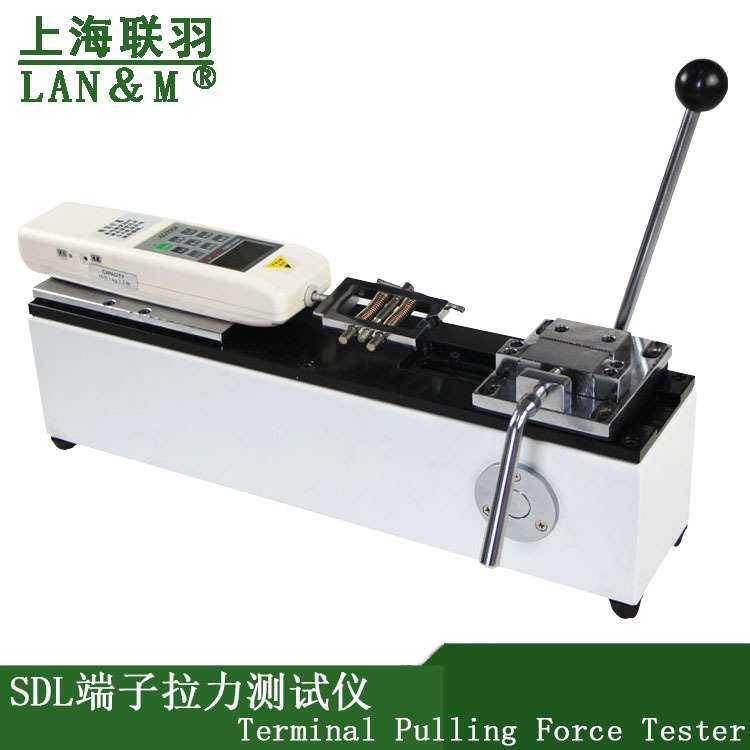 上海联羽SPH手动卧式机台线束端子拉力测试仪500N推拉力计