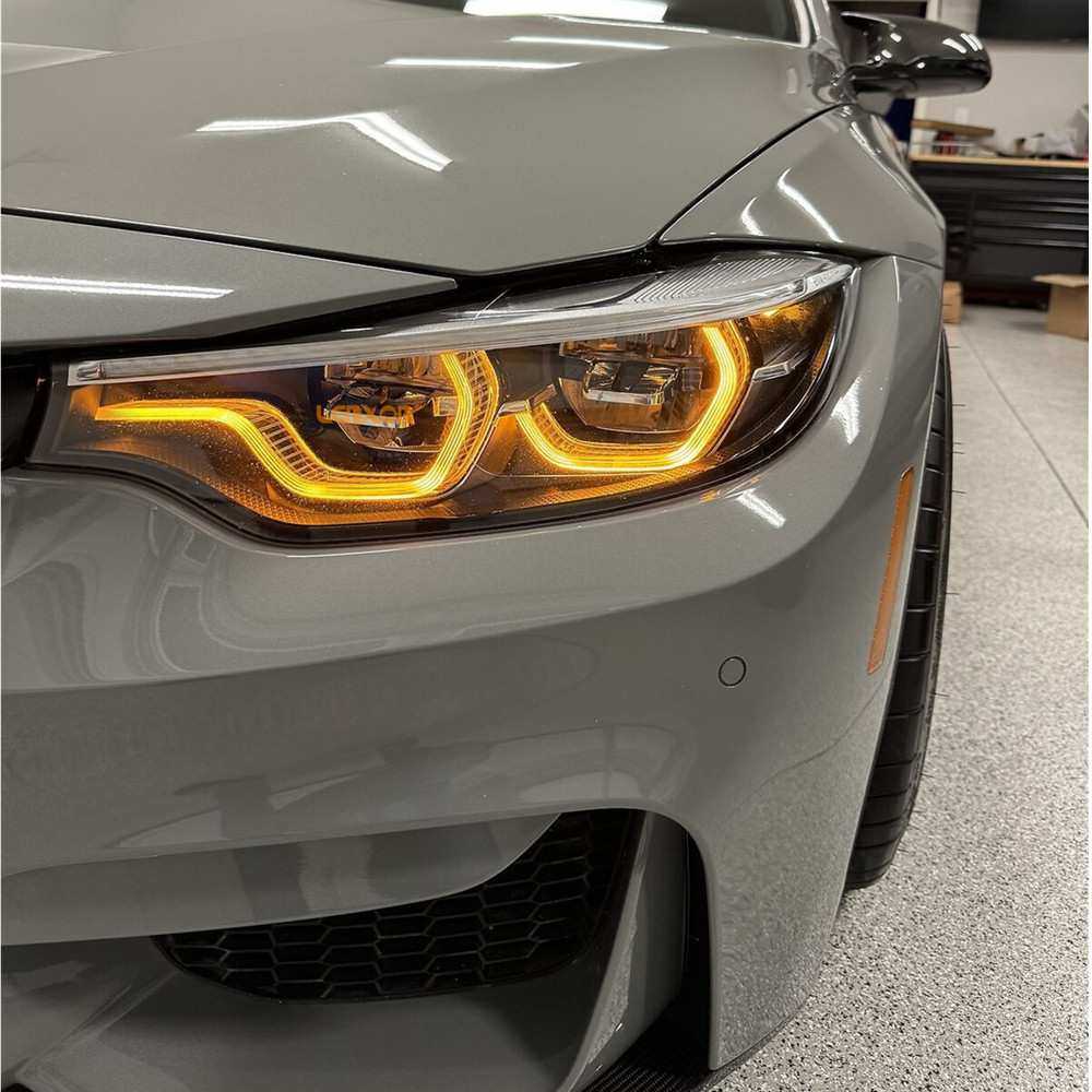 4系M3 M4黄色青柠色日行灯光源模块63117493229 6