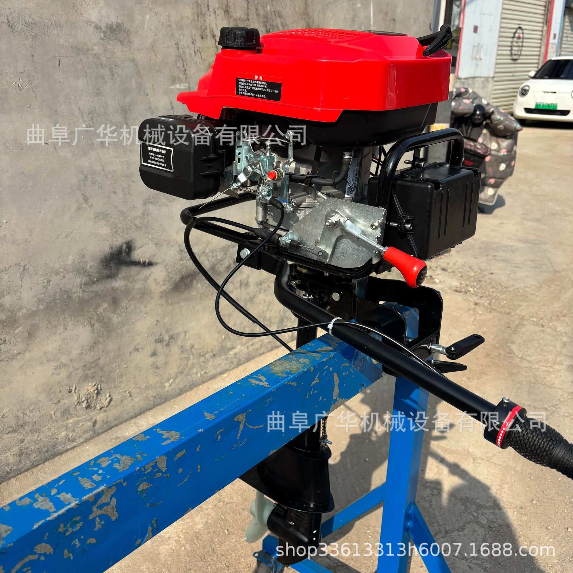 电启动船用推进器 橡皮艇用12v电动挂桨机 冲锋舟船外机