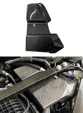 适用宝马M2M3M4G87 G80 G82干碳纤维继电池盖板护板发动机舱改装