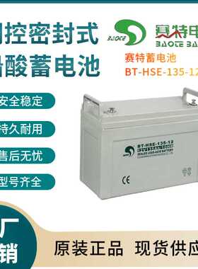 赛特蓄电池BT-HSE-135-12 12V135AH 全国联保 电源备用 电子设备