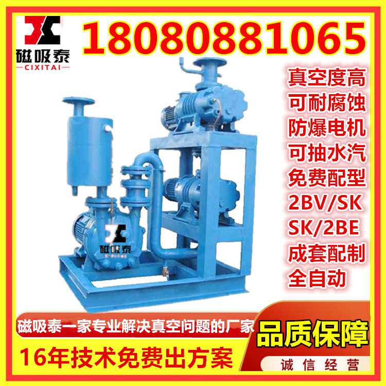 JZJ2B70-2.1.1真空机组 ZJP70-30-30罗茨增压泵2BV5110水环真空泵