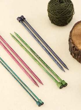 印度KnitPro DREAMZ单头棒针桦木长针 25cm 35cm