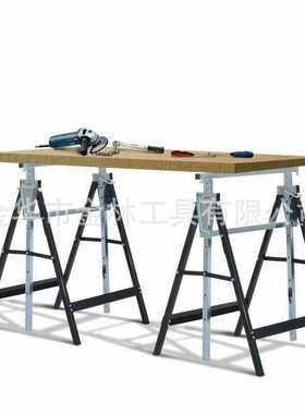 高度可调节的折叠式可拆卸200KGS铁制升降支架锯马支撑架