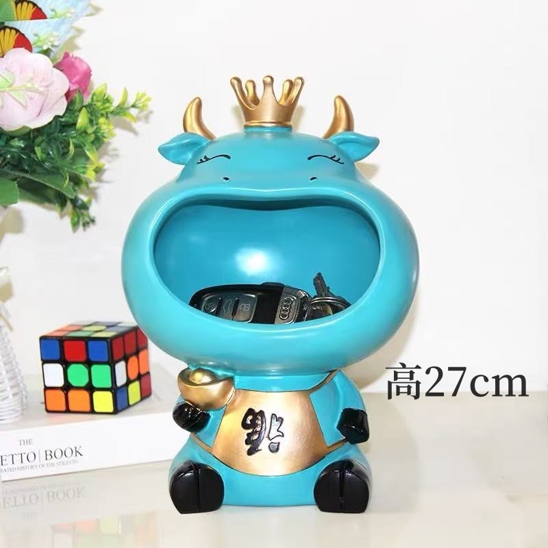 创意兔钥匙收纳玄关入户置物架桌A面摆件客厅家居装饰品送朋友礼