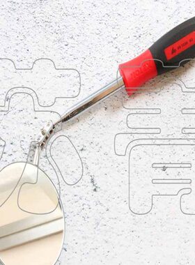 镜有OL伸缩架带0缘镜系列 框寻物边30E霍夫曼H8X金属德国 探测 16