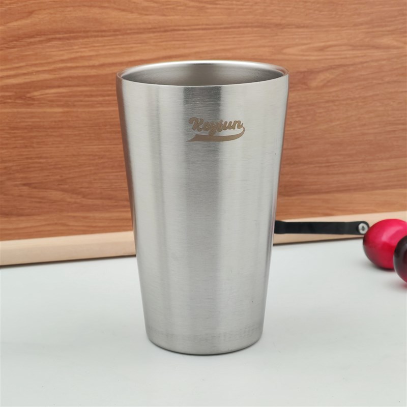 双层保温316iL不锈钢咖啡杯水杯子保冷隔热防烫户外带便捷式家用