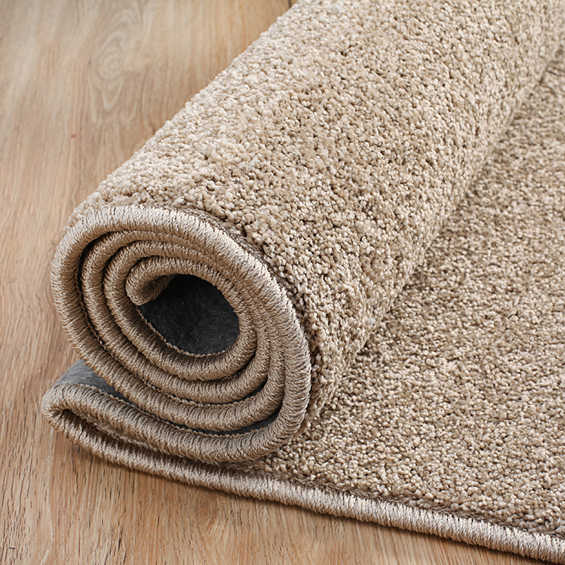 纯色房间店铺入户短绒茶几地毯客厅卧室大M块面积满铺家用定制尺