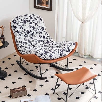 摇摇椅单人沙发客厅阳台轻u奢休闲懒人躺椅久坐逍遥新款懒人窝窝