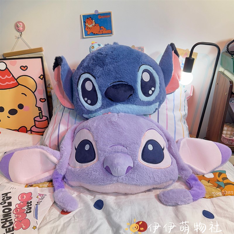 史迪仔抱枕被子两用毯子二合一办公室午睡折叠枕头U车载靠枕空调