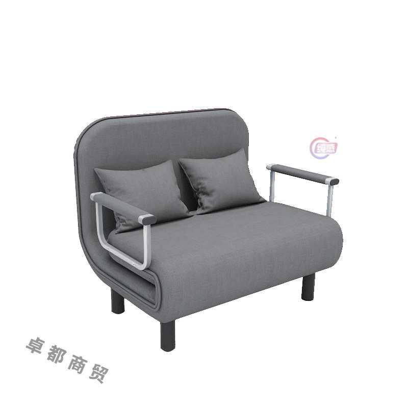 沙发床小户型两用多功能单人简易双人布艺客厅书房办公室可折叠床