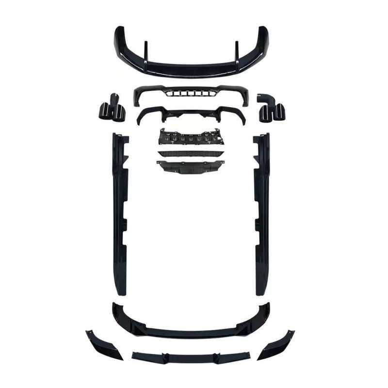 MP车身套件适用于宝马X3新款G01改装前唇尾唇尾喉尾翼侧裙后期