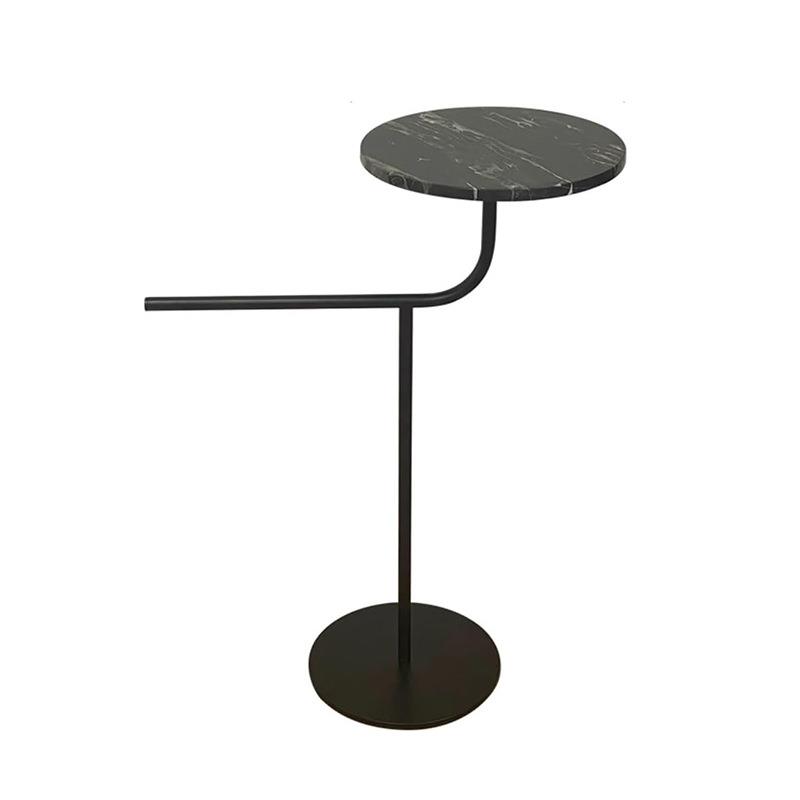 造心家具|浴室小茶桌现代轻奢大理石不锈钢落地毛巾架带置物几面