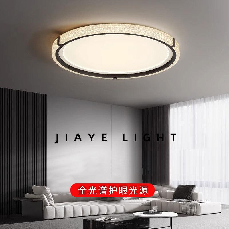 客厅灯轻奢高级感吸顶灯意式极简客厅灯现代简约套餐搭配中山灯具图片