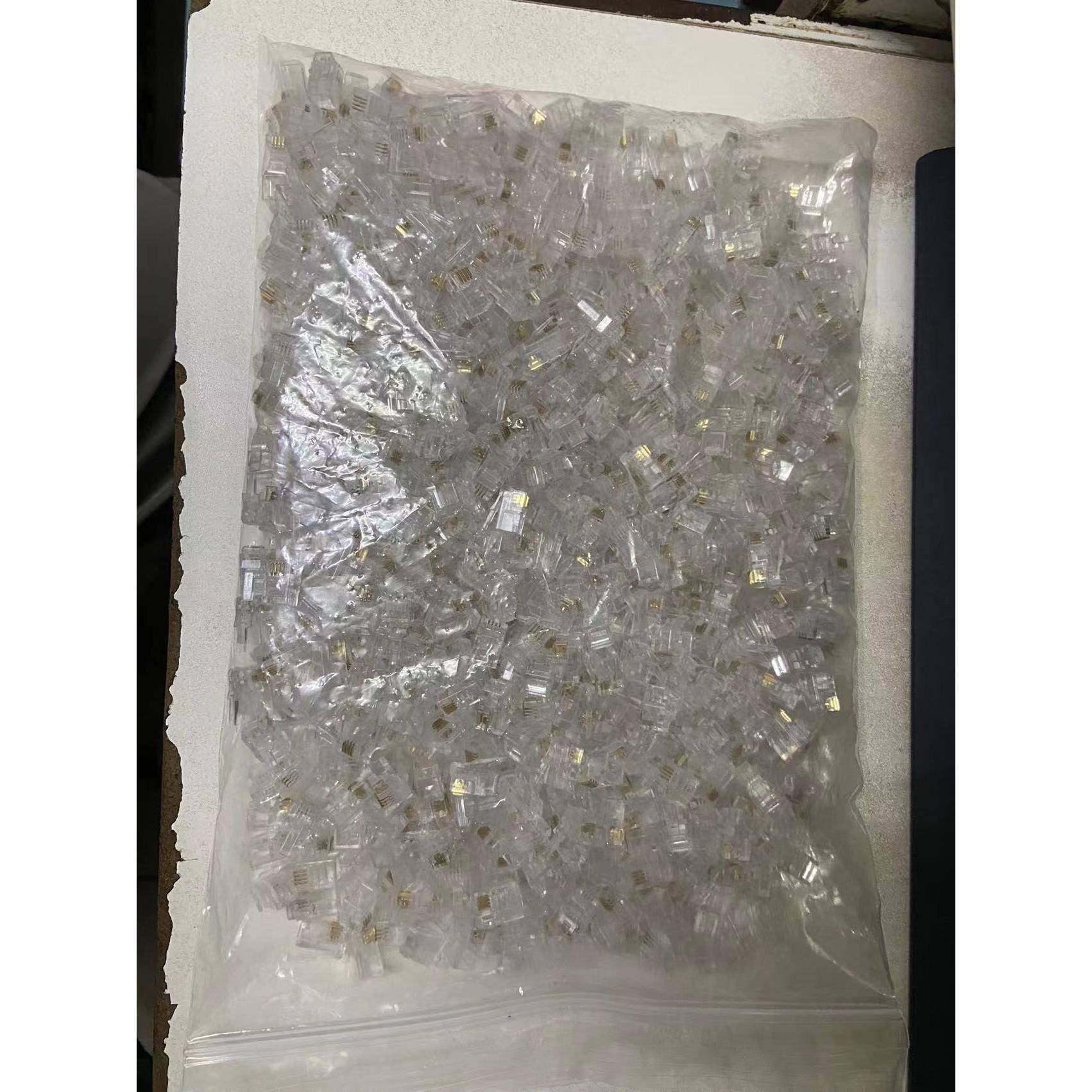 4p4c水晶头1000个/袋