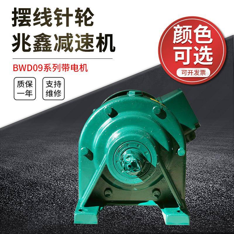 厂家直供小型减速机BWD09系列卧式摆线针轮可带电机传动装置