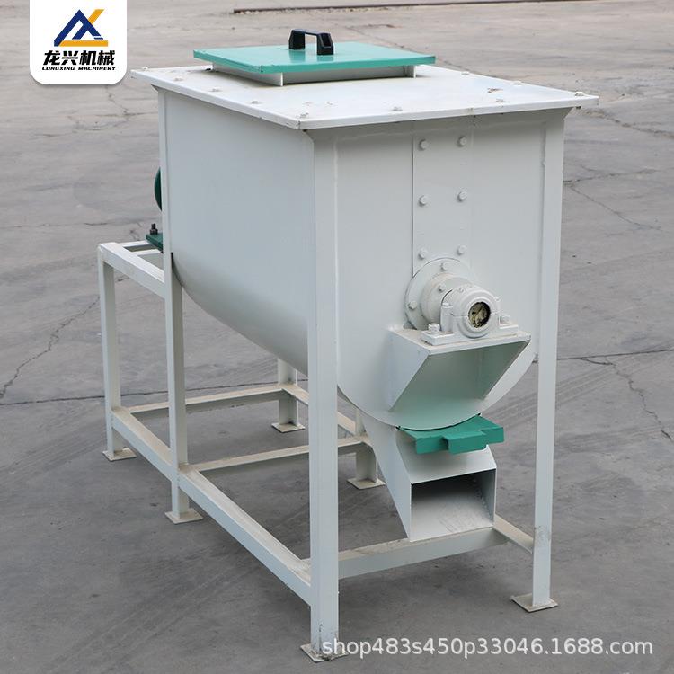 连续进出料双螺旋卧式搅拌机多角度混合无死角草粉精料都适用