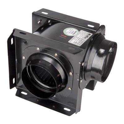 绿岛风分体管道换气扇静音离心风机卫生间排气扇全金属黑色电泳