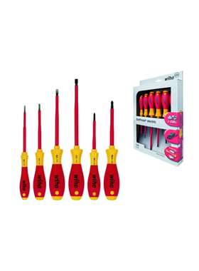 德国 威汉Wiha 00833 电工绝缘SoftFinish® 一字十字螺丝起子６