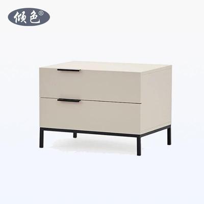 创意设计床头柜意式极简铁艺储物柜北欧现代简约床头收纳柜cabine