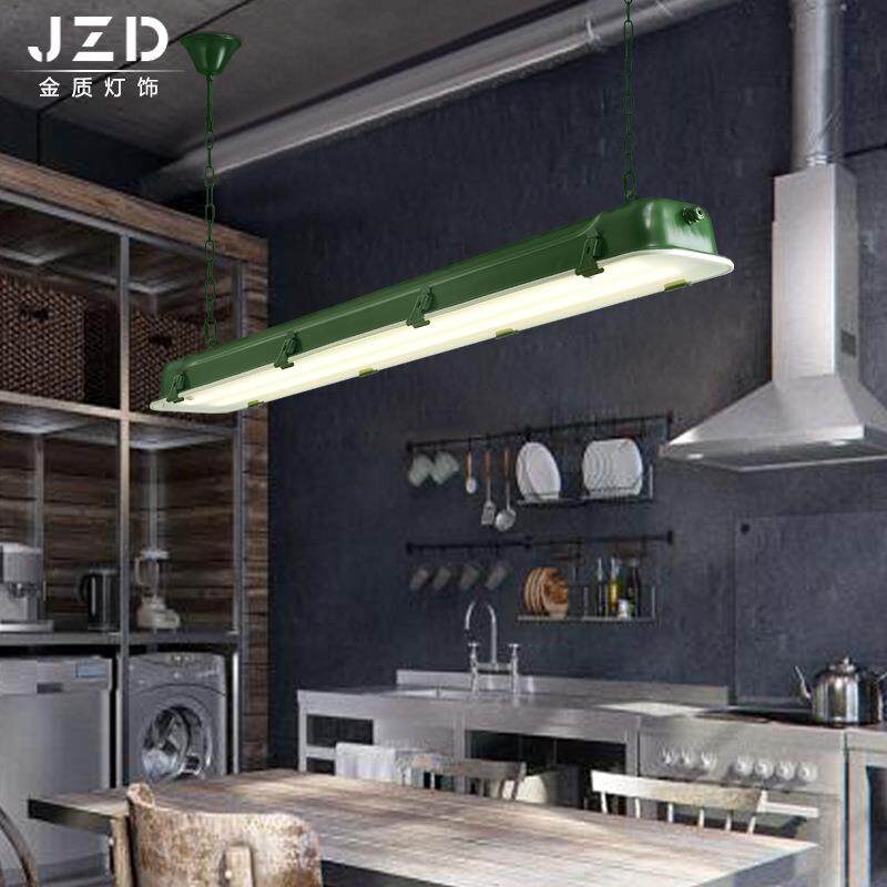 复古怀旧工业风吊灯服装店设计工作室酒吧咖啡馆墨绿色港风吧台灯