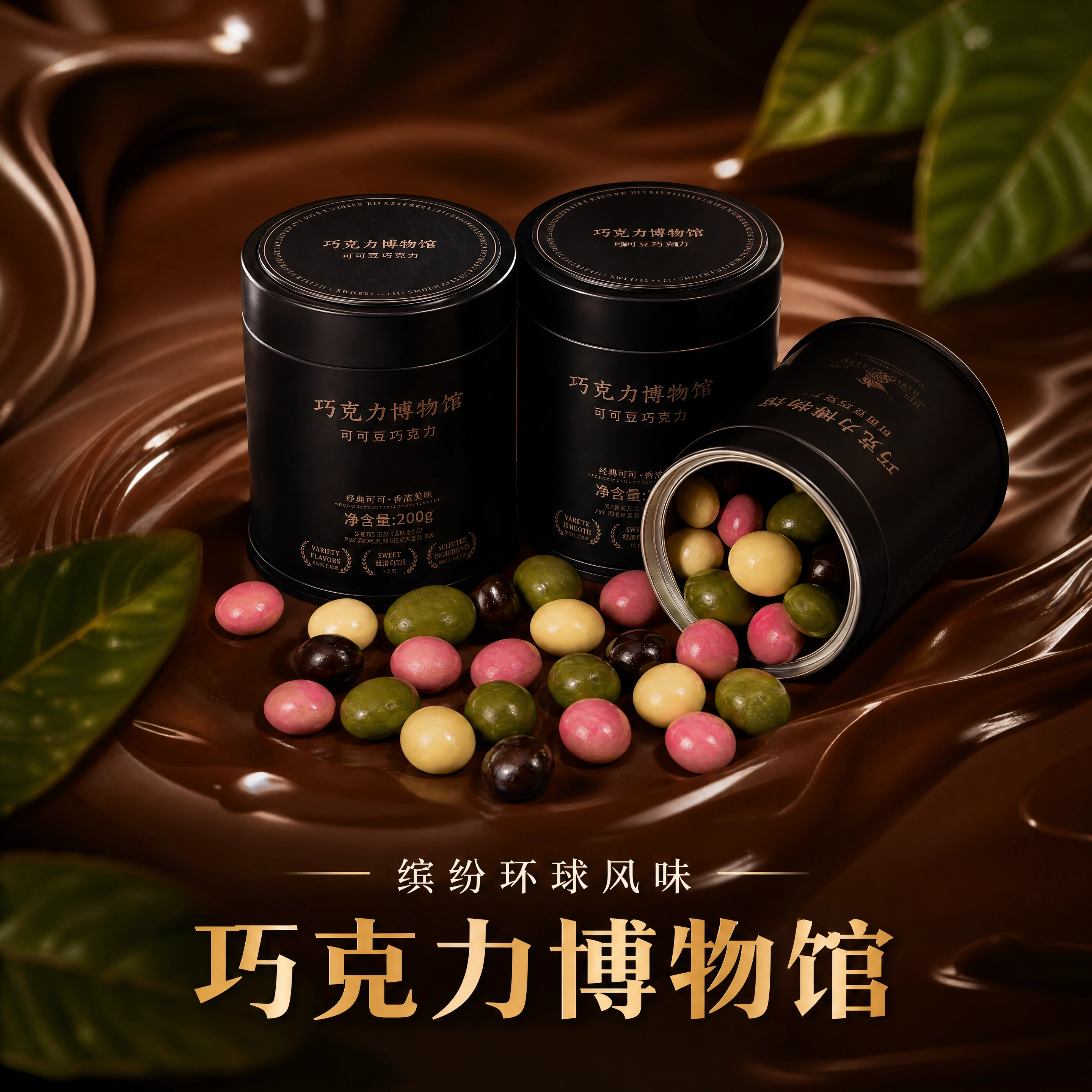 可可主角巧克力博物馆巧克力豆
