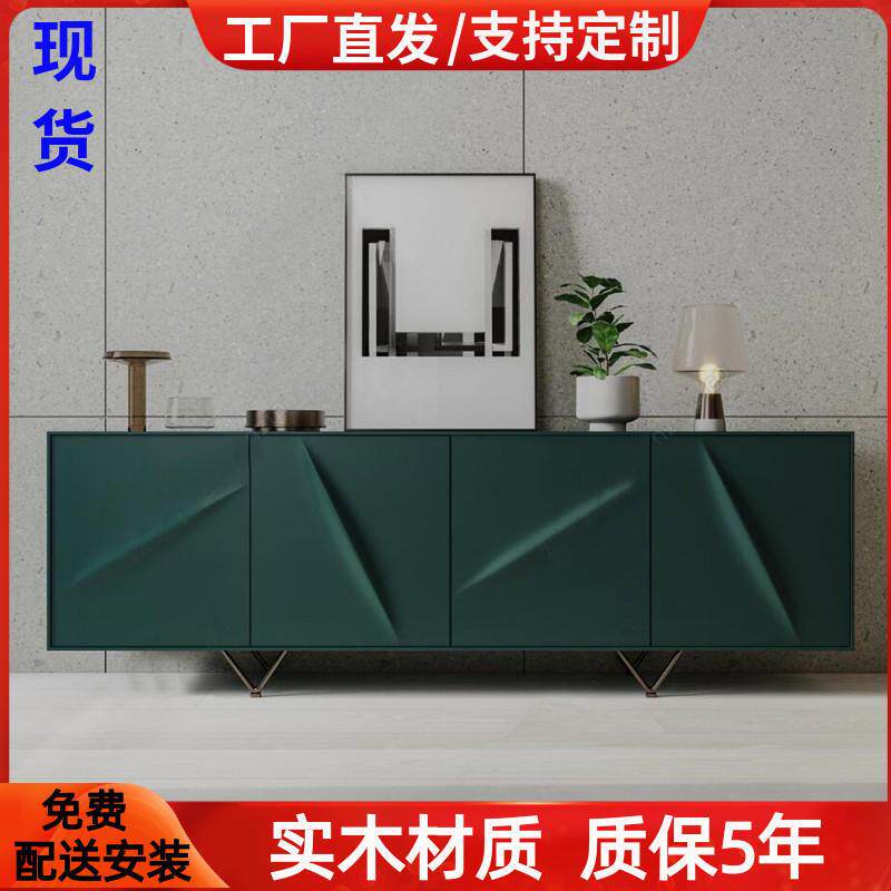 新品钢琴烤漆电视柜意式轻奢视听柜现代简约客厅地柜茶几组合整装
