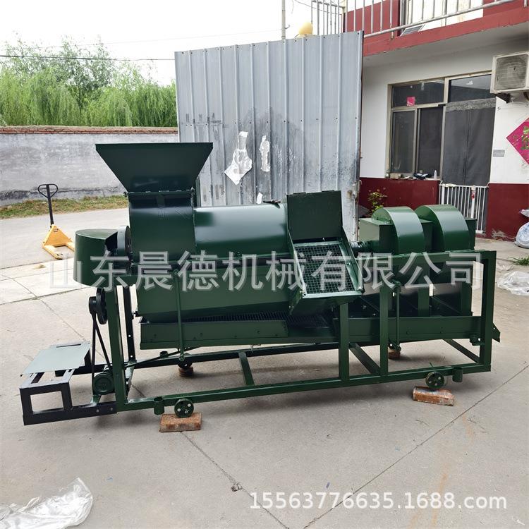 农用稻麦打粒多功能脱粒机 125型移动式高粱黄豆脱谷机