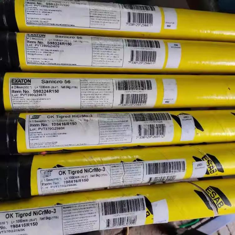 瑞典ESAB伊萨OK Tigrod 385不锈钢氩弧焊丝 ER385焊丝