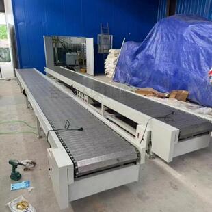 台宝不锈钢链板传送带耐高温板链流水线输送机铸件挡板链板上料机