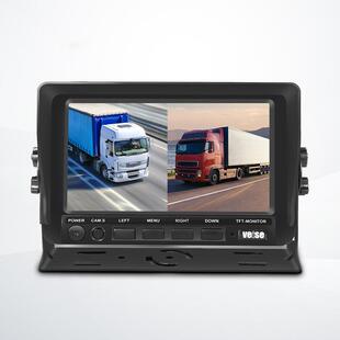 AHD 7寸高清车载液晶显示器 IPS屏 EMC认证 港口堆高机 装载机