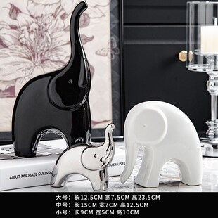 轻奢高档b天鹅摆件家居饰品客厅电视柜玄关酒柜成双成对美好装饰