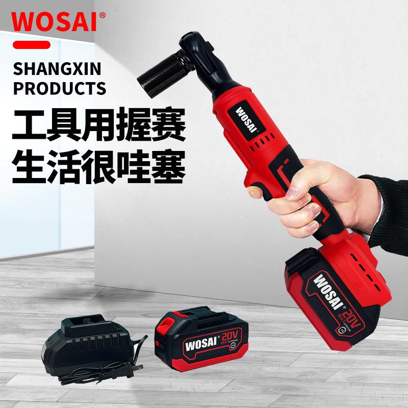 新设计20伏80N扭矩无刷电机电池电动无绳棘轮扳手