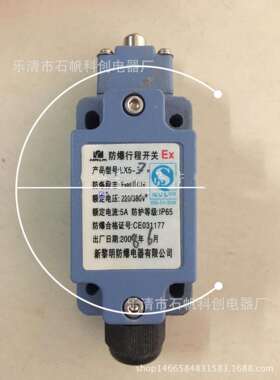 LX5-Z防爆行程开关直动柱塞型限位开关5A380V BDXZ