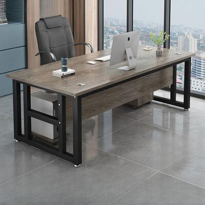 办公桌简易单人经理桌电脑桌简约现代主管桌子办公室办公桌椅组合