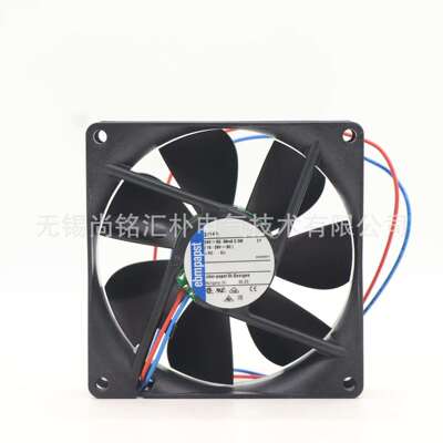 德国ebmpapst轴流风机3414N 9225 24V 2.3W通信通讯设备散热风扇