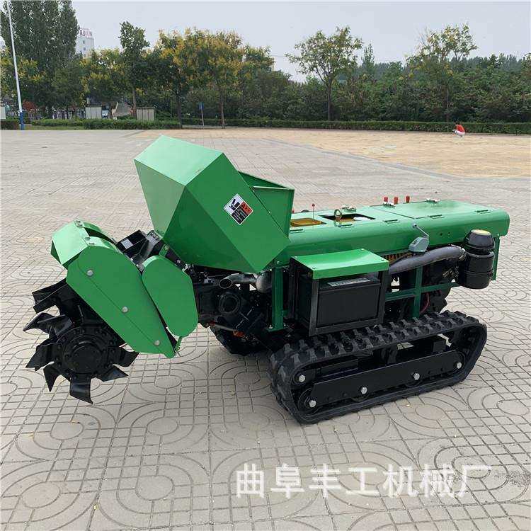 履带式果园开沟机低矮型小型旋耕拖拉机大棚蔬菜种植旋耕机