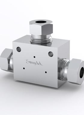 世伟洛克T6MF20不锈钢IPT系列三通接头3/8in.中压锥形内螺纹20000