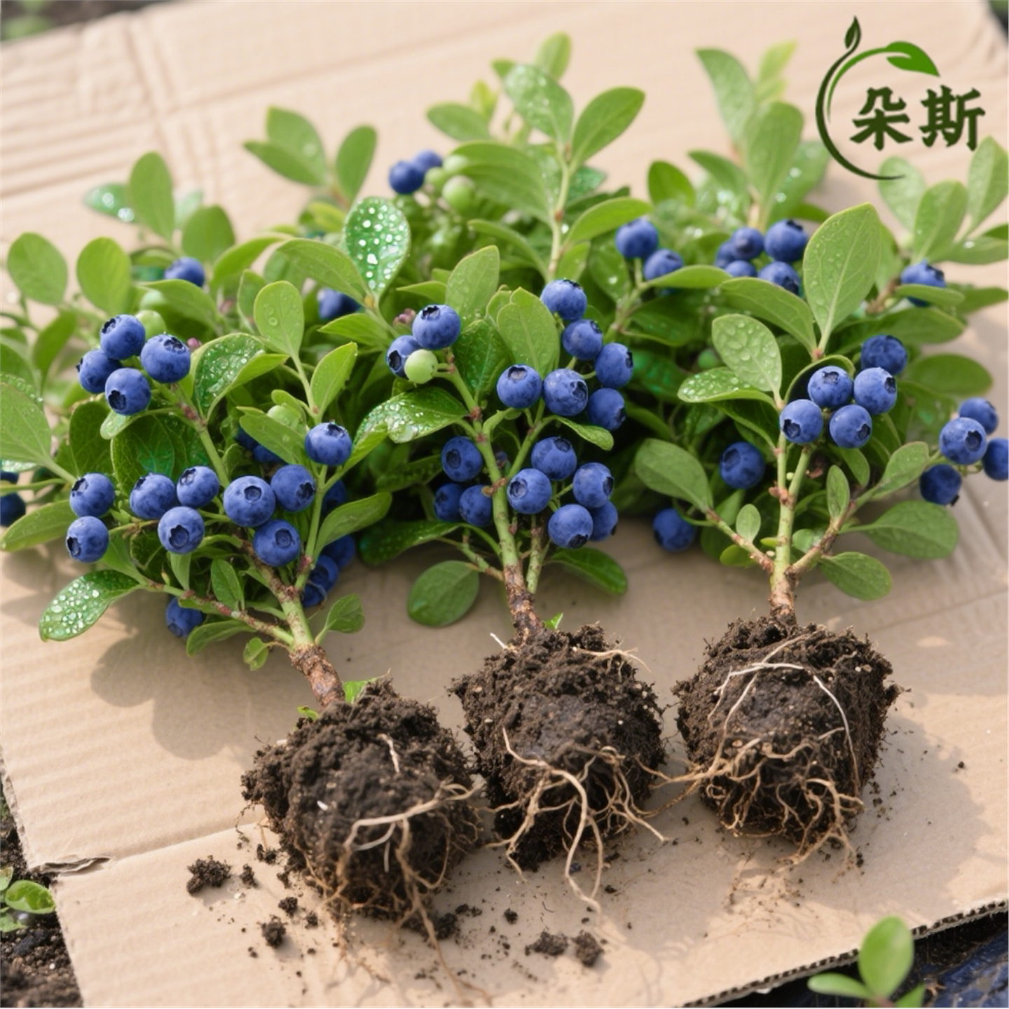 蓝莓树果苗带大果耐寒蓝莓苗盆栽地栽种植特大阳台当年结果果树苗
