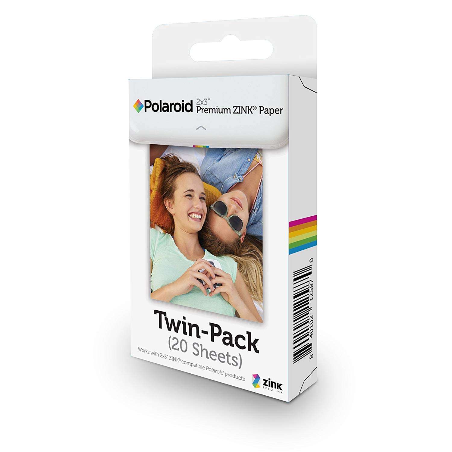 Polaroid/宝丽来Zink SNAP ZIP相片纸 即影即现拍立得白边3寸20张