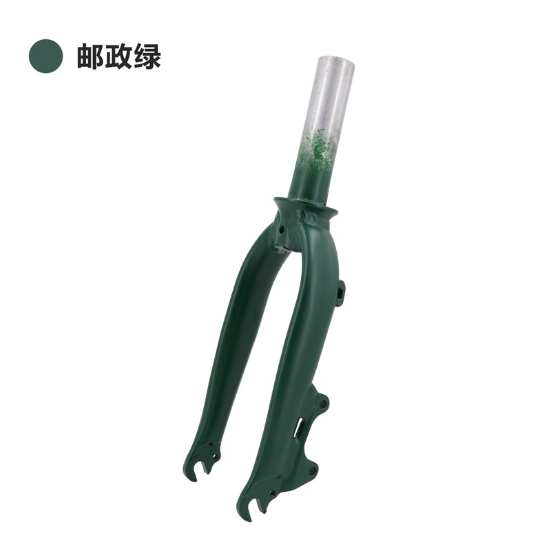 14寸碟刹前叉412折叠自行车前叉铝合金米洛碟M刹轮组 K3 风行前叉