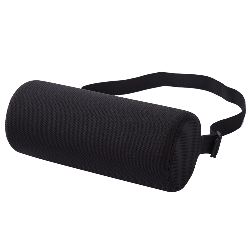 麦肯基腰部支撑卷加硬海棉护腰y枕办公椅子腰垫圆柱体汽车靠枕靠