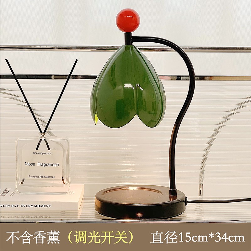 铃兰融蜡灯无火香薰灯融烛u灯创意床头灯氛围灯台灯高级感生日礼
